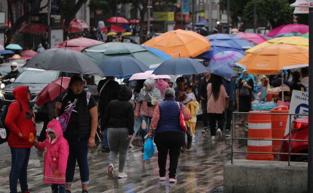 Activan Alerta Amarilla por fuertes lluvias y granizo en 6 alcaldías de CDMX. Foto: Darío Luna/ EL UNIVERSAL