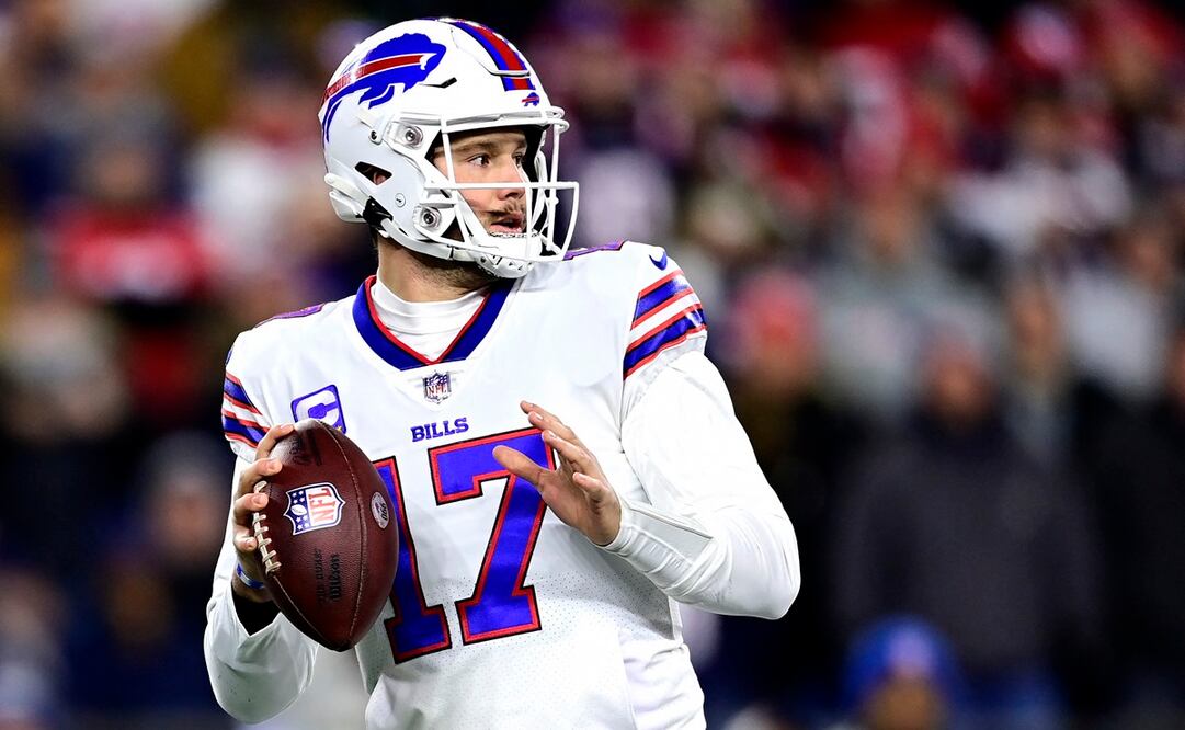 Josh Allen quiere tomar revancha del adversario. Foto: Billie Weiss / AFP