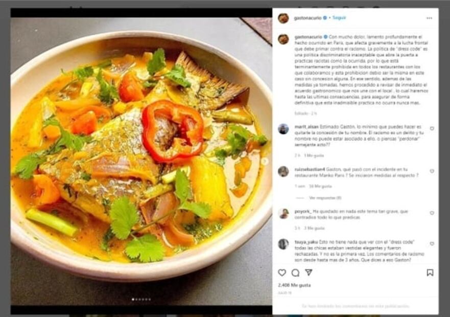 Sufren racismo en restaurante del chef Gastón Acurio en París 