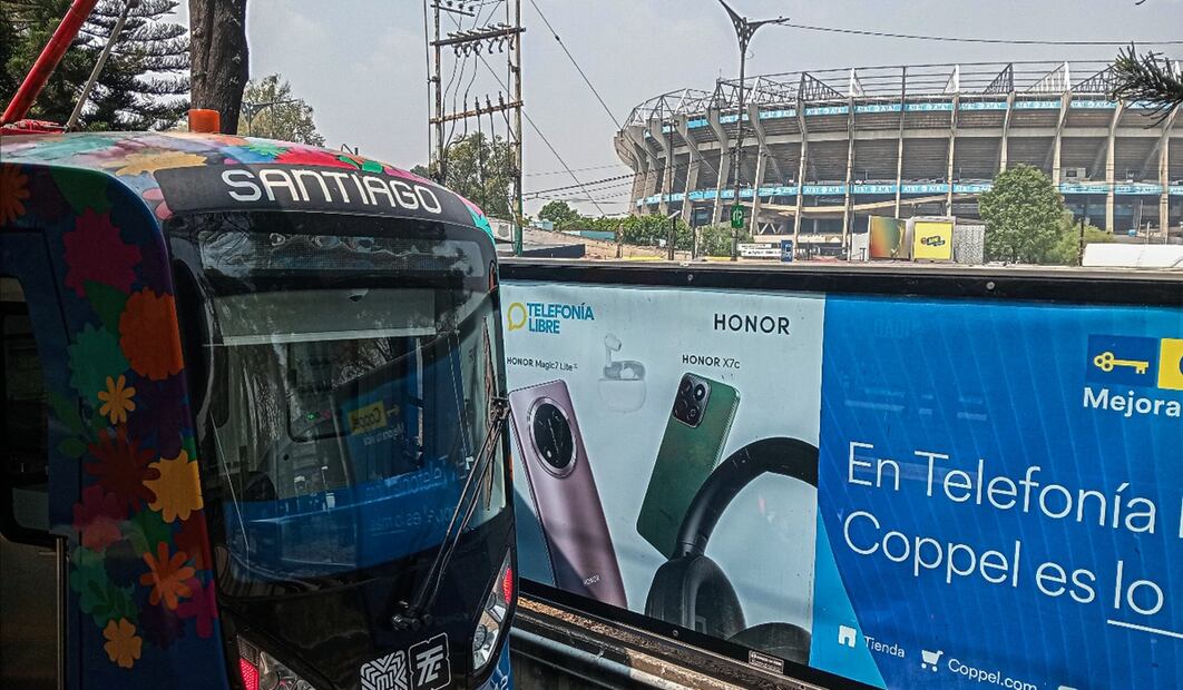 Imágenes de los trabajos de remodelación en el Estadio Azteca, que se realizan desde el 5 de junio de 2024, rumbo al Mundial de Futbol 2026, el 25 de marzo de 2025. Foto: Gabriel Pano/EL UNIVERSAL