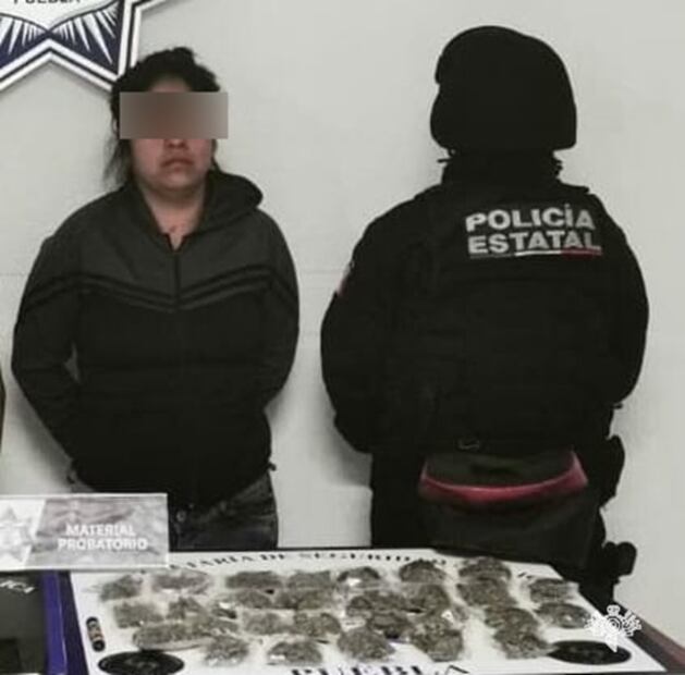 Caen dos asaltantes de transporte videograbados durante atraco en Puebla