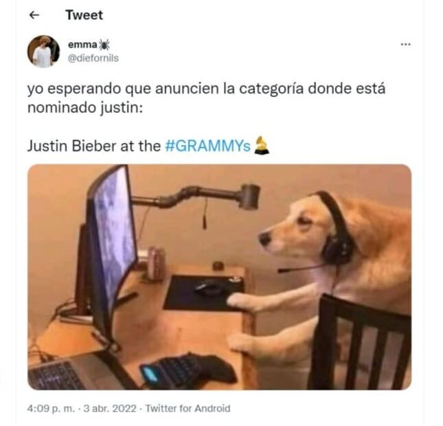 Los memes que nos dejó la entrega de los premios Grammy