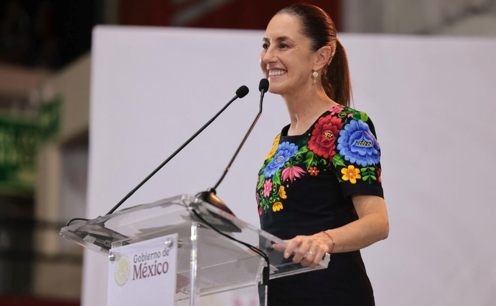 La presidenta Claudia Sheinbaum destaca 85% de abastecimiento de medicamentos en Baja California (26/09/2025). Foto: Presidencia