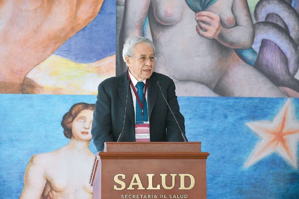 Jorge Alcocer Varela, titular de la Secretaría de Salud, al presidir la primera reunión del Consejo Nacional de Salud (Conasa). Foto: CORTESÍA
