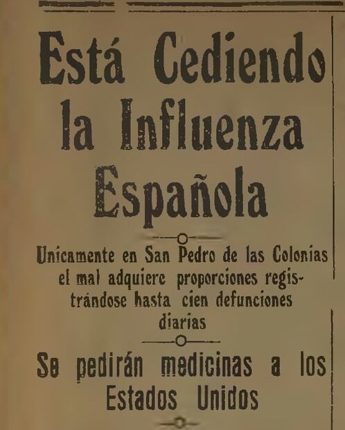 La pandemia de gripe de 1918 por la que México cerró sus fronteras