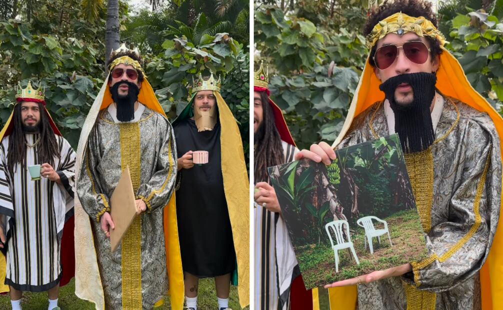 El puertorriqueño se disfrazó de rey mago para presentarnos su nuevo álbum.
Foto: Captura de pantalla en Instagram