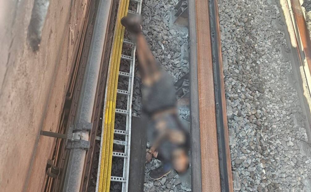El Metro informó que el día de ayer lunes, alrededor de las  16:40 horas, personal de Protección Civil del organismo rescató el cuerpo de un hombre, en la interestación Oceanía-Terminal Aérea de la Línea 5. (28/01/25) Foto: Especial