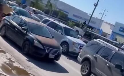 Balaceras y bloqueos causan pánico en Matamoros, Tamaulipas; dos elementos de la Guardia Estatal resultan heridos