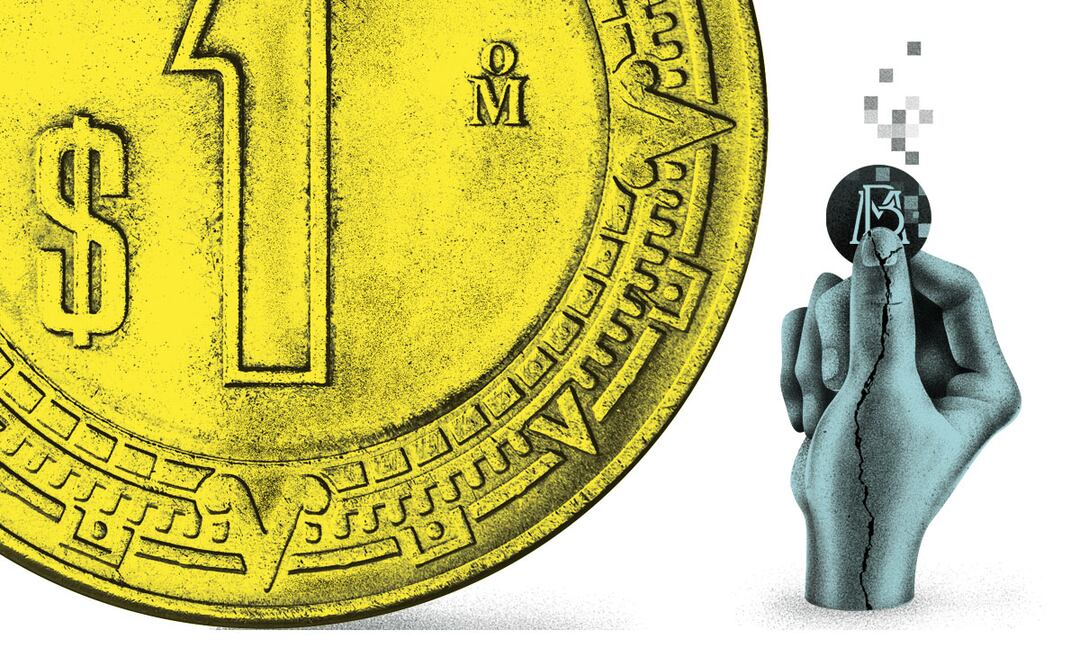 Moneda digital de Banxico aún está en el aire. Ilustración de Ani Cortés