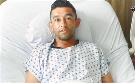 'Hobbit' Bermúdez manda mensaje a la afición desde el hospital: "Le voy a echar todas las ganas"
