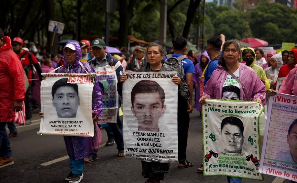 Inicia marcha a 11 años de la desaparición de los 43 normalistas de Ayotzinapa (26/09/2025). Foto: Hugo Salvador / EL UNIVERSAL