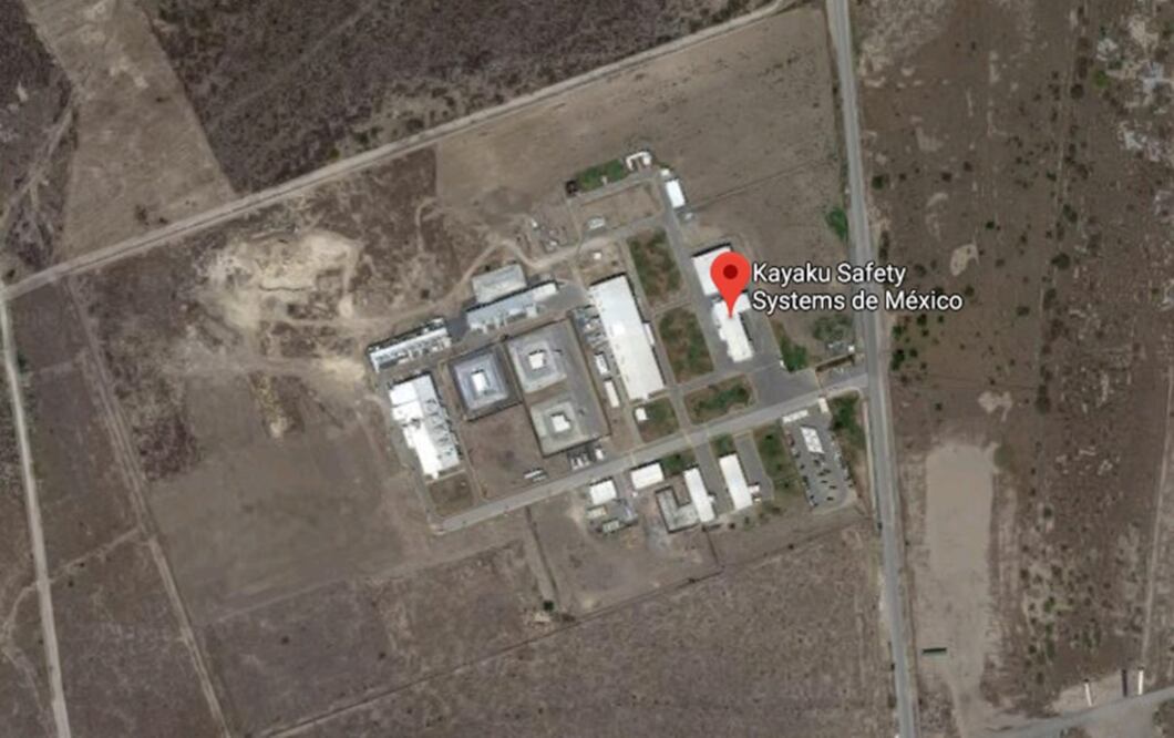 Imagen que muestra donde se ubica la empresa incendiada Foto: Google Maps