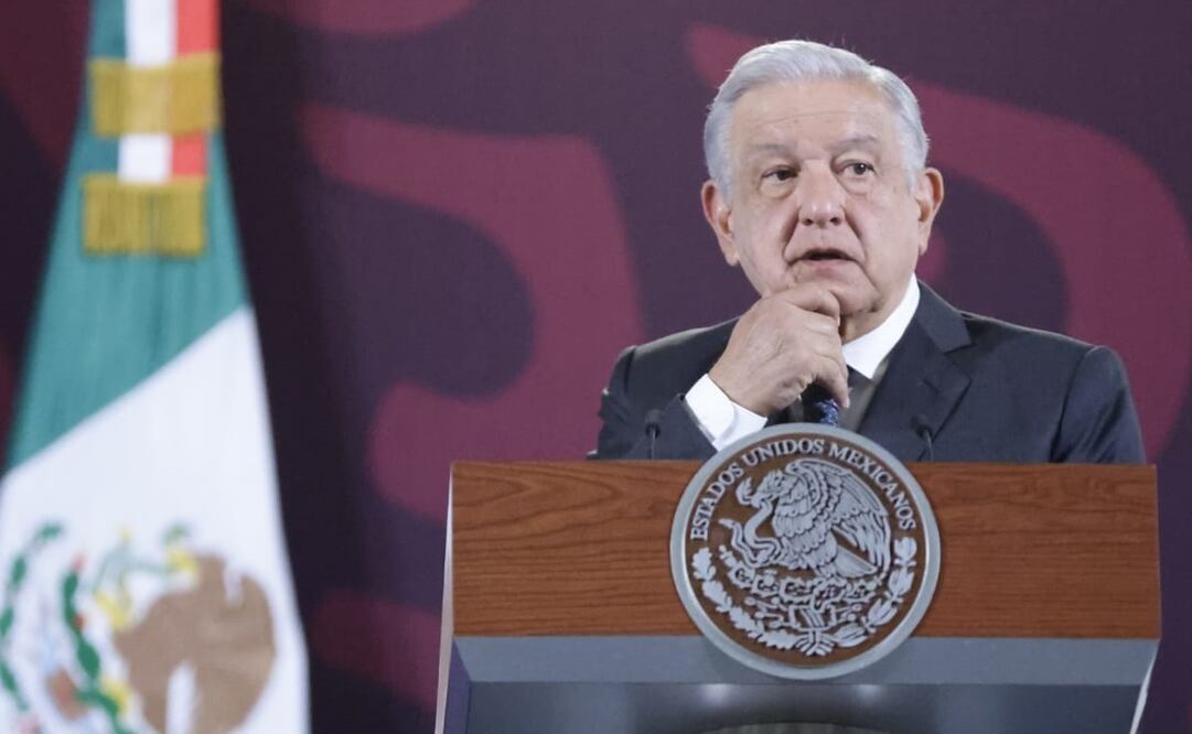 López Obrador, en su conferencia de este lunes 26 de febrero. Foto: Fernanda Rojas / EL UNIVESAL