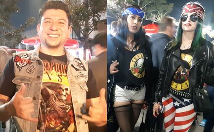 “Guns N’ Roses invade el Estadio GNP: cuero, rock y generaciones unidas