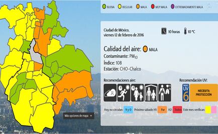Reportan mala la calidad del aire en AICM