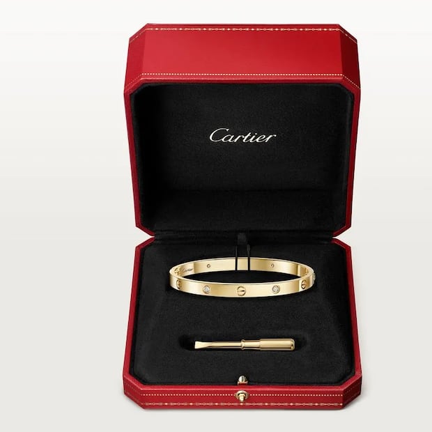 La Love de Cartier es unisex para llevarse en pareja. Foto: Cartier
