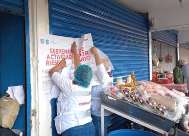 Suspenden seis establecimientos por falta de higiene en la CDMX