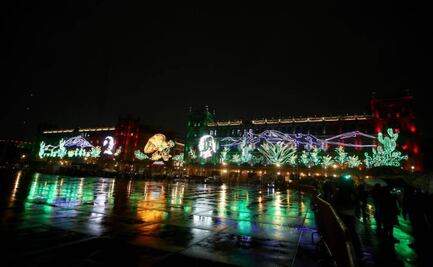 ¿Cuál es el horario para ver el alumbrado patrio en el zócalo?
