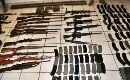 Aseguran en Tamaulipas arsenal de uso exclusivo 