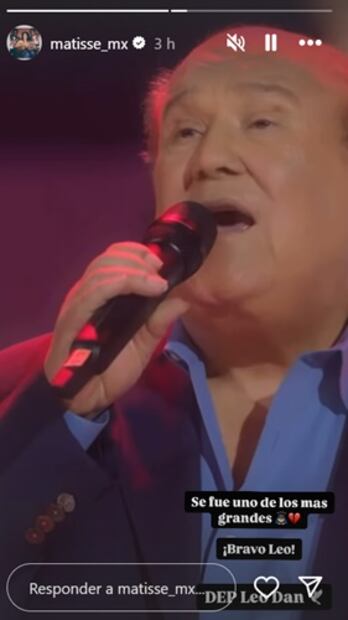 Matisse y Leo Dan compartieron el escenario juntos. Foto: Instagram.