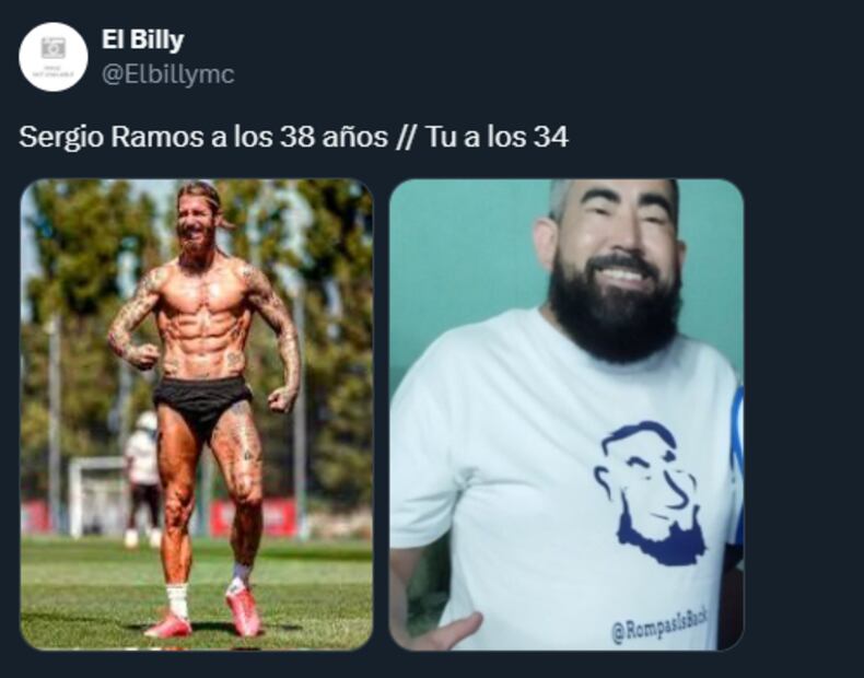 Sergio Ramos, el rey de los memes en las redes sociales