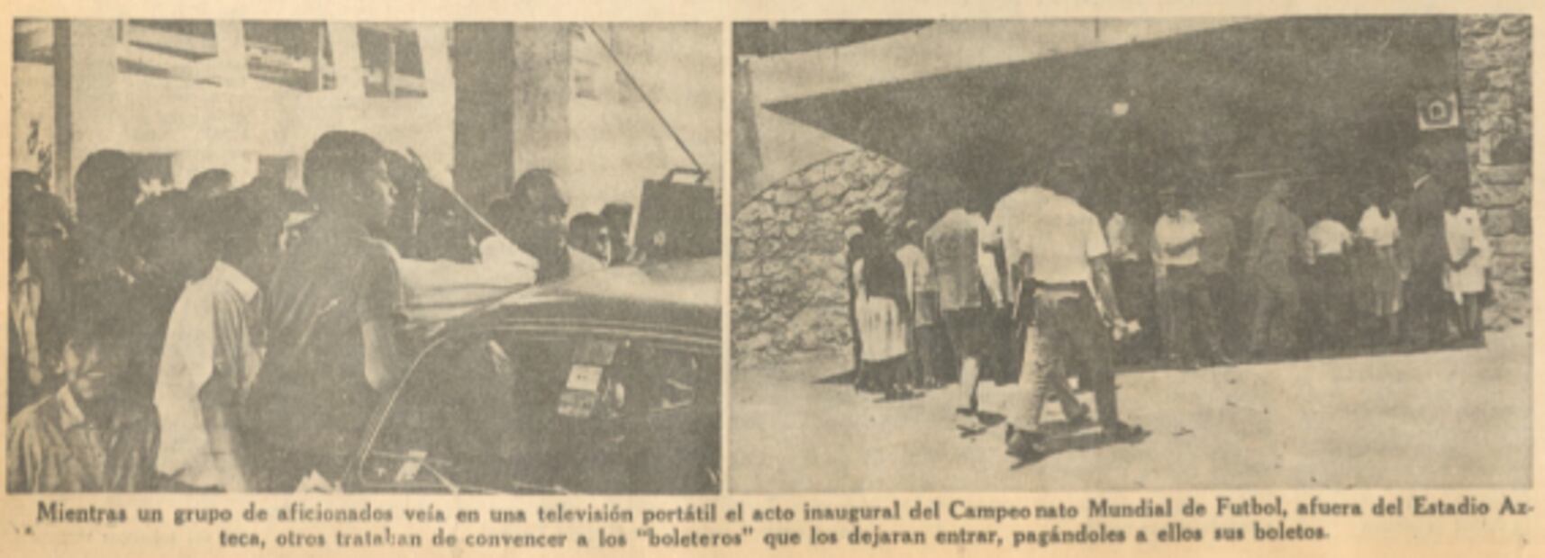 Toneladas de basura, peleas por boletos y propaganda política: así fue la inauguración del Mundial México 70