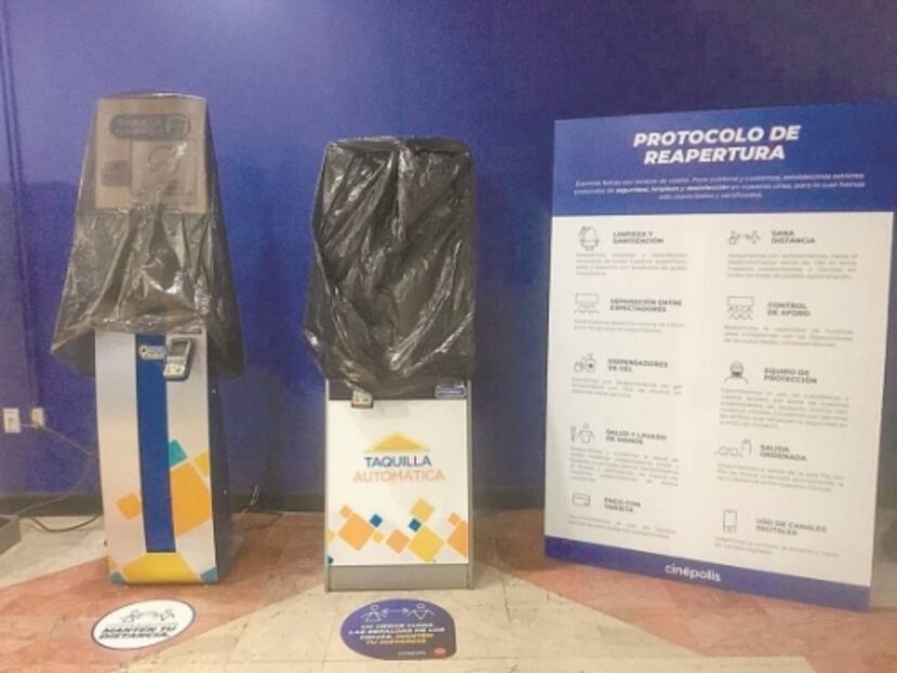 Alistan salas de cine para reapertura de hoy