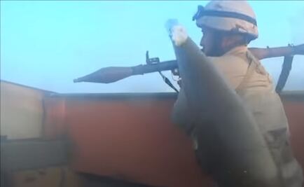 Soldados del EI se graban realizando táctica militar