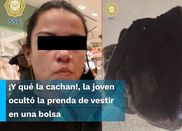 Joven intenta robar abrigo Mink de 79 mil pesos y es descubierta por vendedora de la tienda