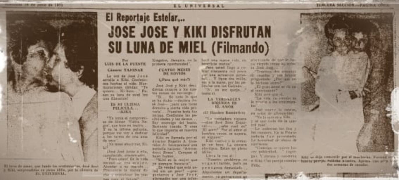 El romance de José José que hizo realidad la canción “40 y 20”