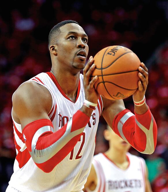 Dwight Howard, de Houston, es un agente libre cotizado (ARCHIVO. EL UNIVERSAL)
