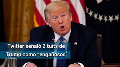 Trump amenaza con "cerrar" redes sociales tras cuestionamiento de sus tuits