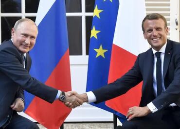 Putin y Macron conversan sobre Ucrania y Medio Oriente; hablan  por primera vez en casi tres años