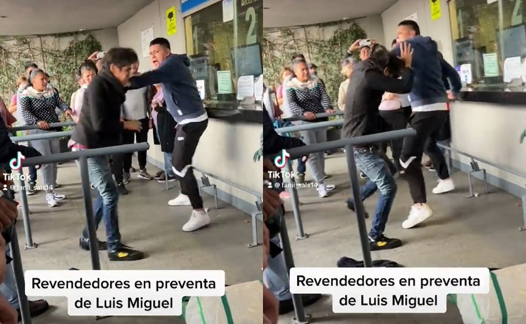 Luis Miguel causó euforia con el anuncio de sus conciertos en CDMX. Una usuaria de Facebook captó la pelea en video y la subió a Reels. Foto: Facebook @fanii_sals14