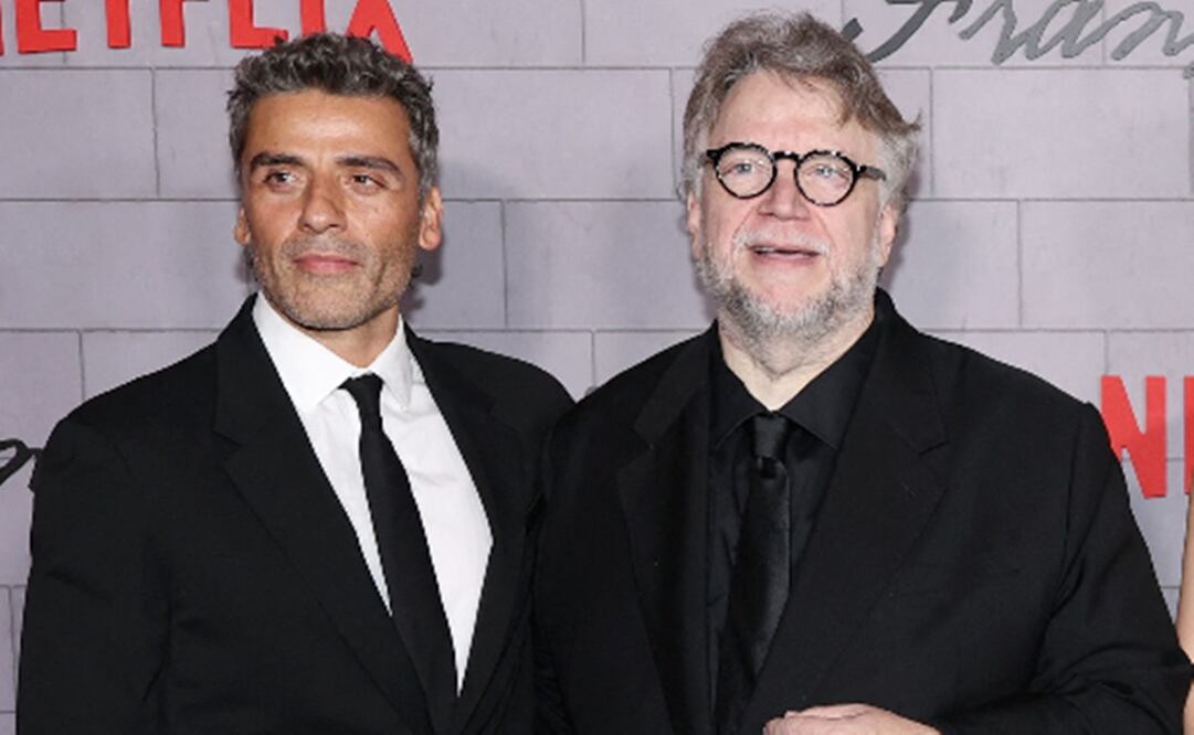 Oscar Isaac y Guillermo del Toro asisten a una proyección especial de "Frankenstein" de Netflix en el Hotel Plaza el lunes 20 de octubre de 2025 en Nueva York.
FOTO: CJ Rivera/Invision/AP)