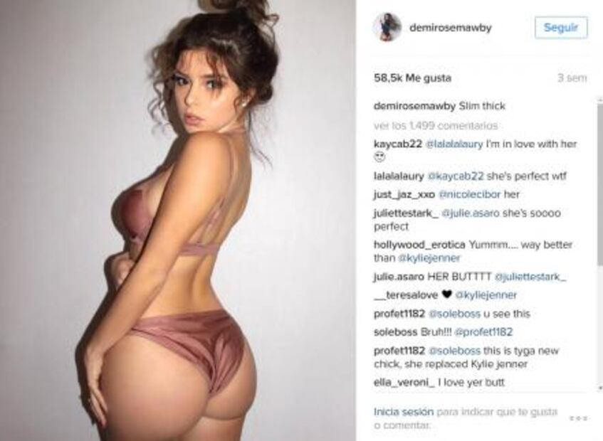 Modelo de lencería es la nueva cita de Tyga