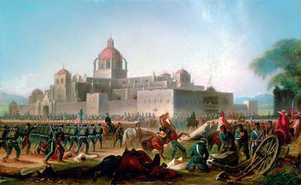 The Battle of Churubusco, a display of Mexican resistance against U.S. troops during the Mexican-American war