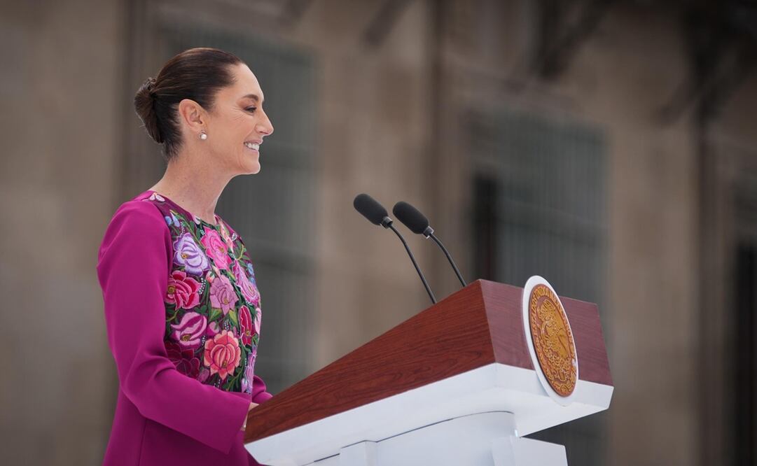 Discurso de Claudia Sheinbaum por sus 100 días de administrasción. Foto: Presidencia