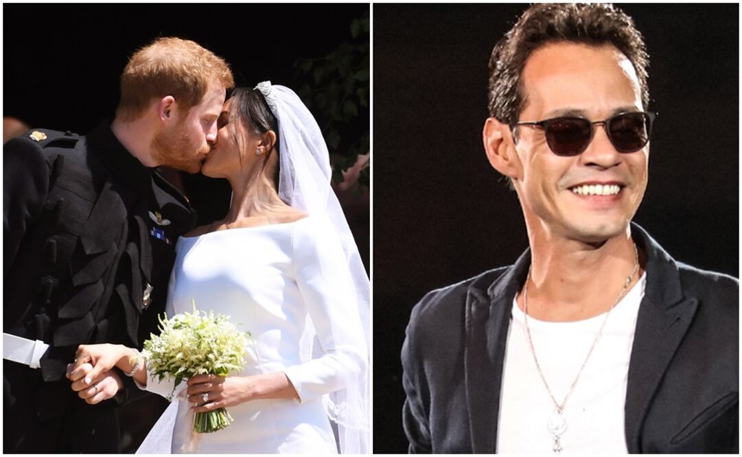 Boda real. Foto: EFE/Neil Hall; Marc Anthony. Foto: EL UNIVERSAL