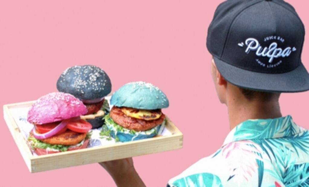 Prueba las Color Veggie Burgers: hamburguesas de colores 