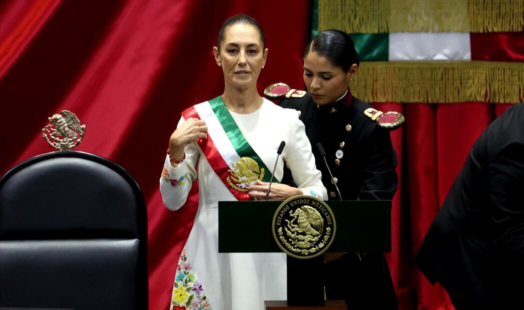 Claudia Sheinbaum toma posesión como presidenta de México. Foto: Diego Simón