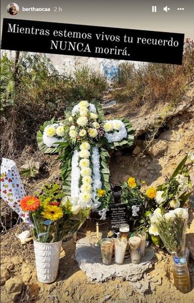 Mamá de Octavio Ocaña visita el lugar donde murió su hijo