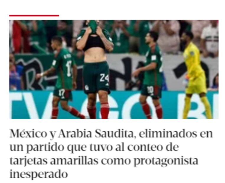 Así reaccionó la prensa argentina por la eliminación de México