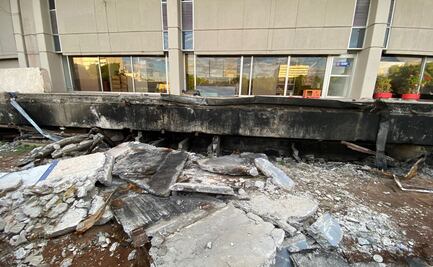 A un mes del incendio en deportivo de alcaldía Benito Juárez todavía hay escombros; investigaciones de la fiscalía capitalina continúan