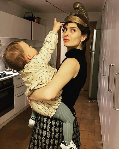 Cosmo, el hijo de Gael García Bernal. Fuente: Instagram @gaelgarciab