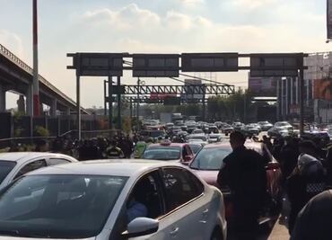 Policías federales retiran bloqueo en inmediaciones del AICM