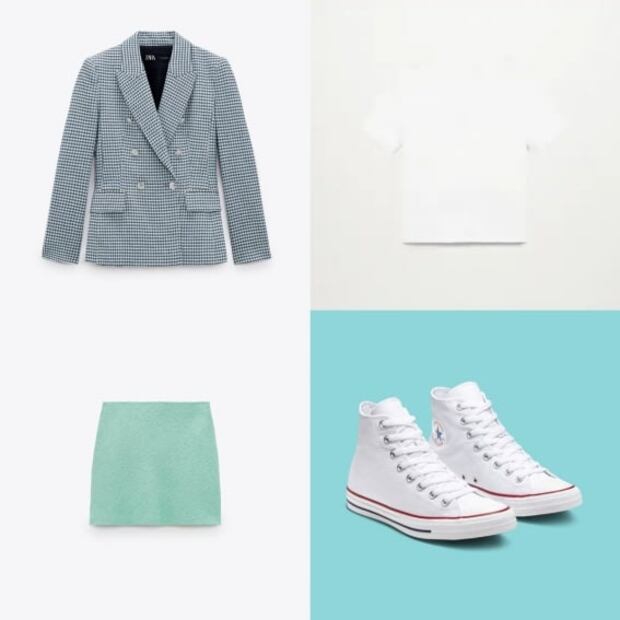 Qué tenis usar según la falda que elijas para tu look