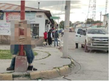 Al menos 7 hombres son amarrados a postes en poblado de Bocoyna, Chihuahua; dejan narcomensajes