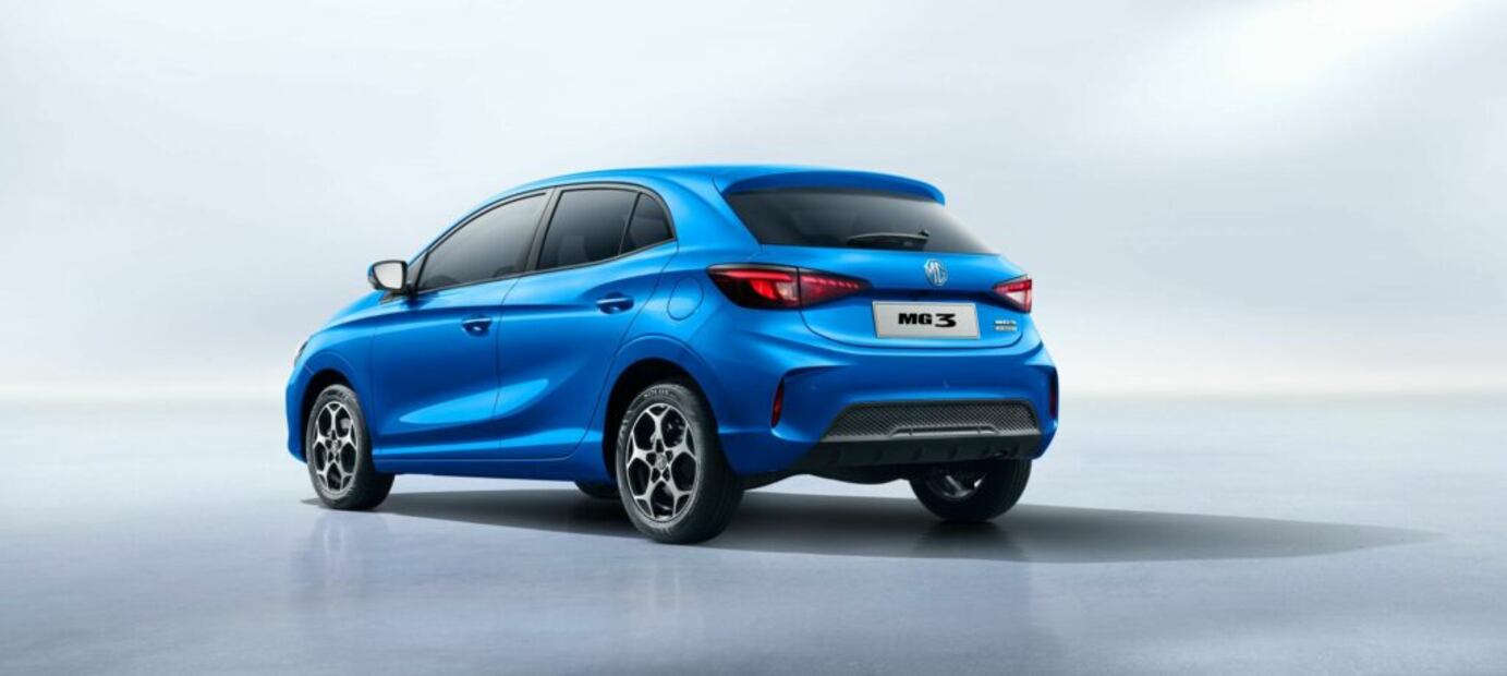Este es el nuevo MG 3, totalmente híbrido.