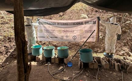 Neutralizan 2 laboratorios clandestinos en Sinaloa; lugar apunta a ser de “Los Mayos”